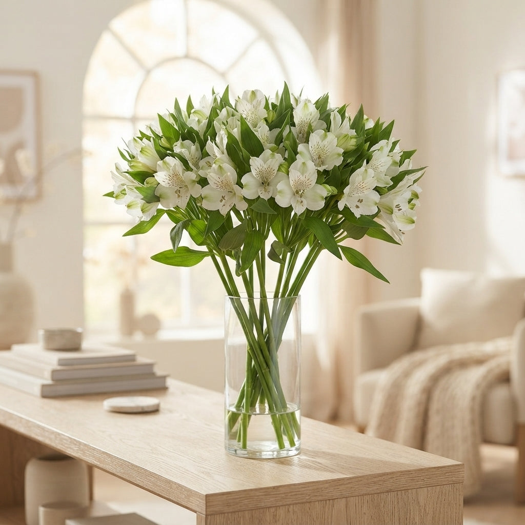 Alstroemeria Icy Mist