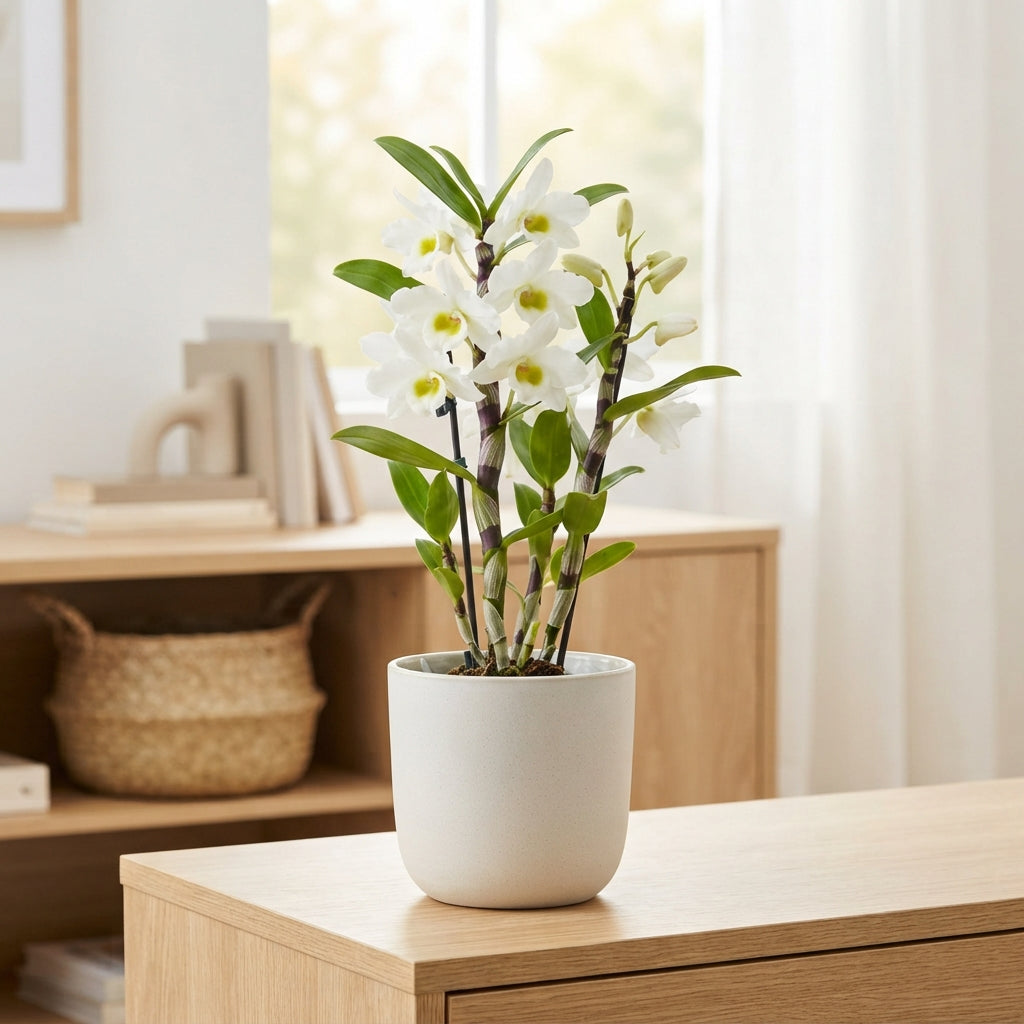 Dendrobium Orchid – Big White