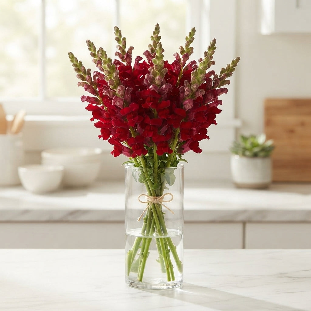 Red Snapdragon ‘Antibes Red’ – 75cm Stems