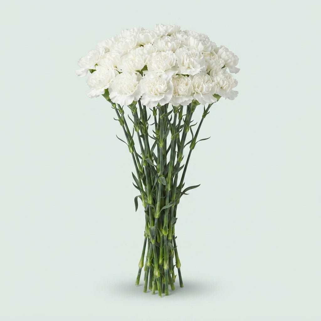Standard Carnation - Dianthus - Moonlight