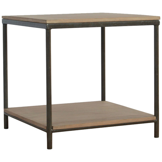 Mango Wood Side Table Accent Piece