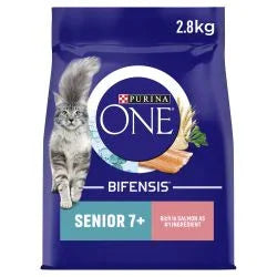 Purina One Senior Cat 7+ Salmon, 2.8kg
