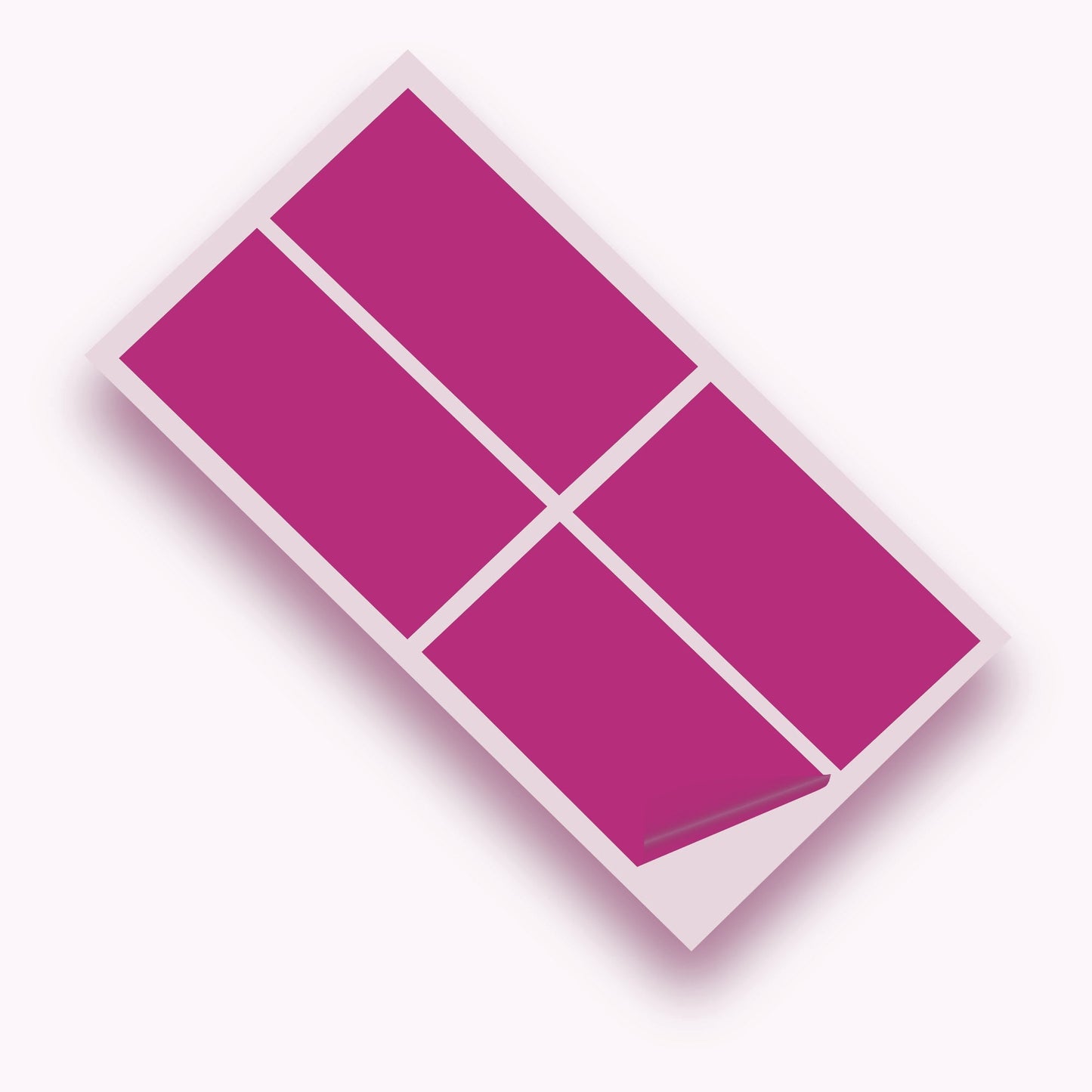 Purple Matte 100x200mm Vinyl Wall Tile Stickers Kitchen & Bathroom Transfers