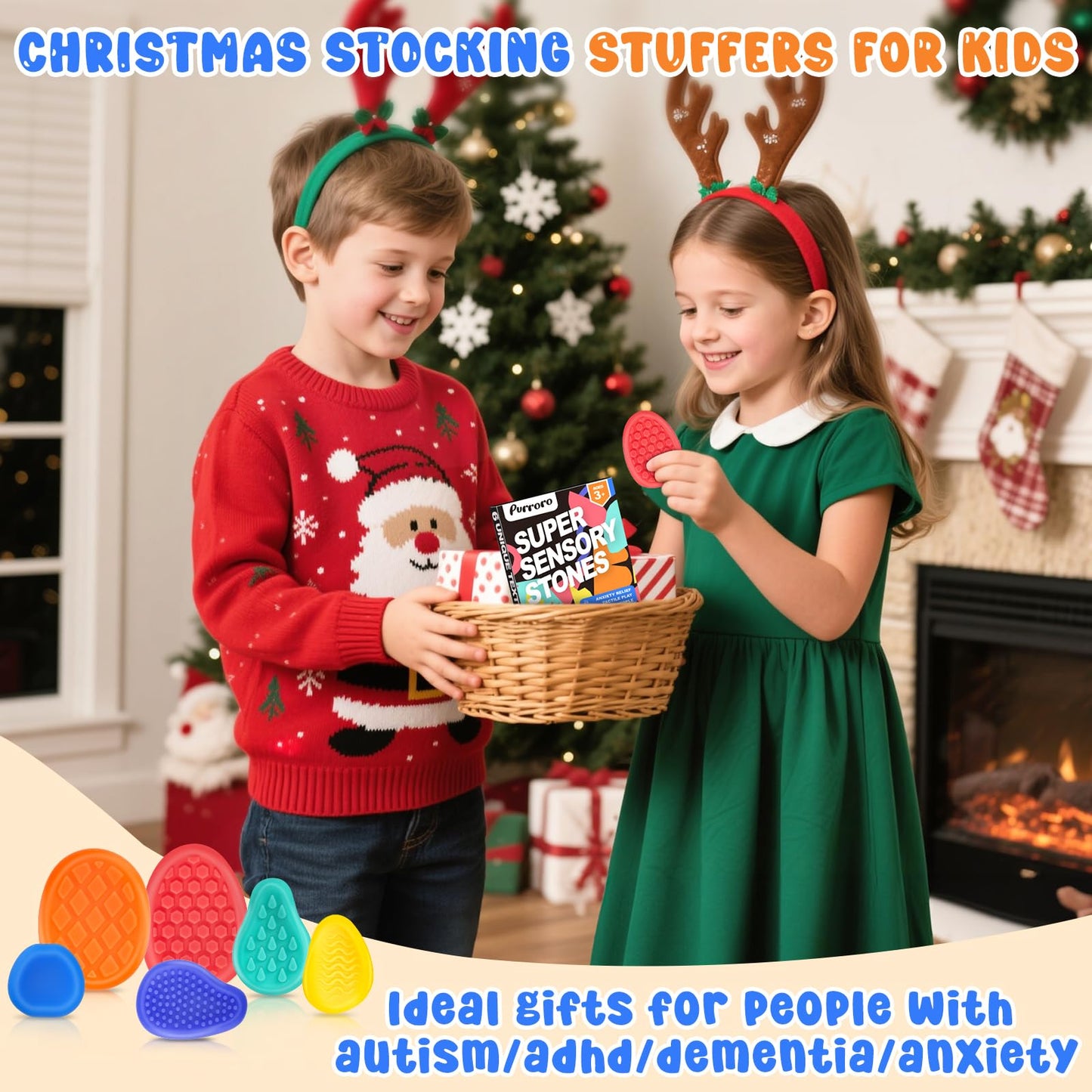 Purroro Fidget Sensory Toys – 6-Pack Silent Anxiety Relief for Autism & ADHD