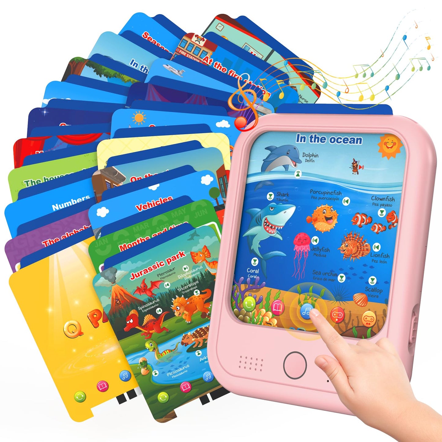 Puzcande Kids Educational Tablet Toy | Bilingual Learning for 2-6