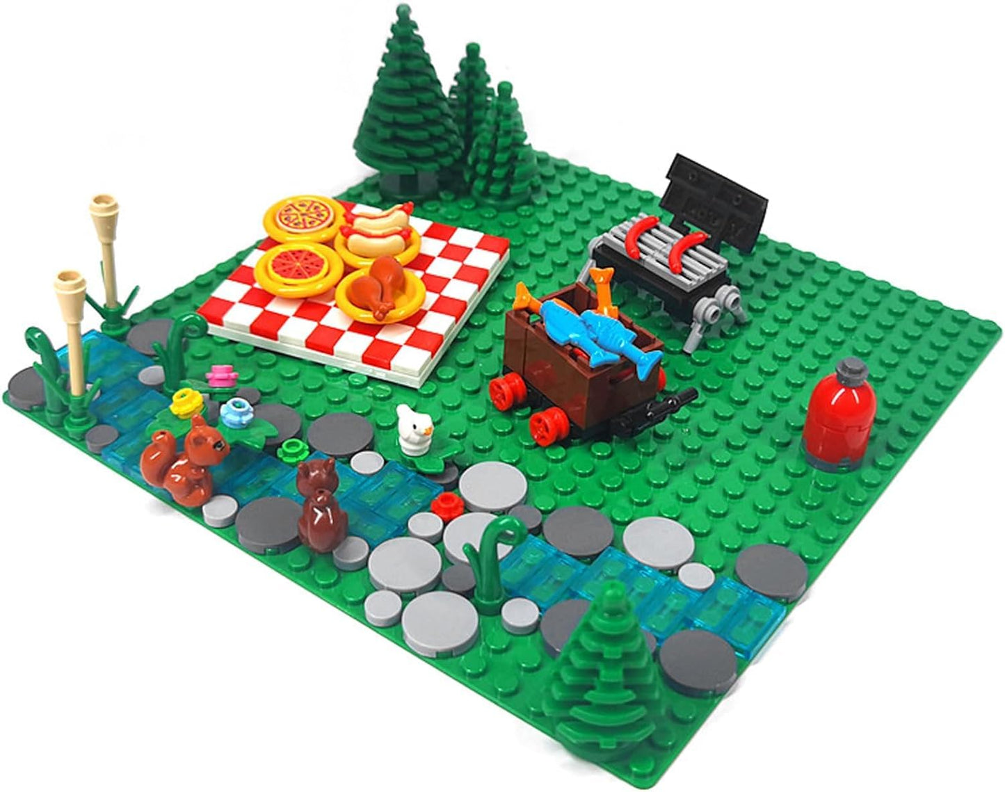 Pyrrhiax Urban Camping Building Block Kit – 675 Pcs for Forest Tent Adventure