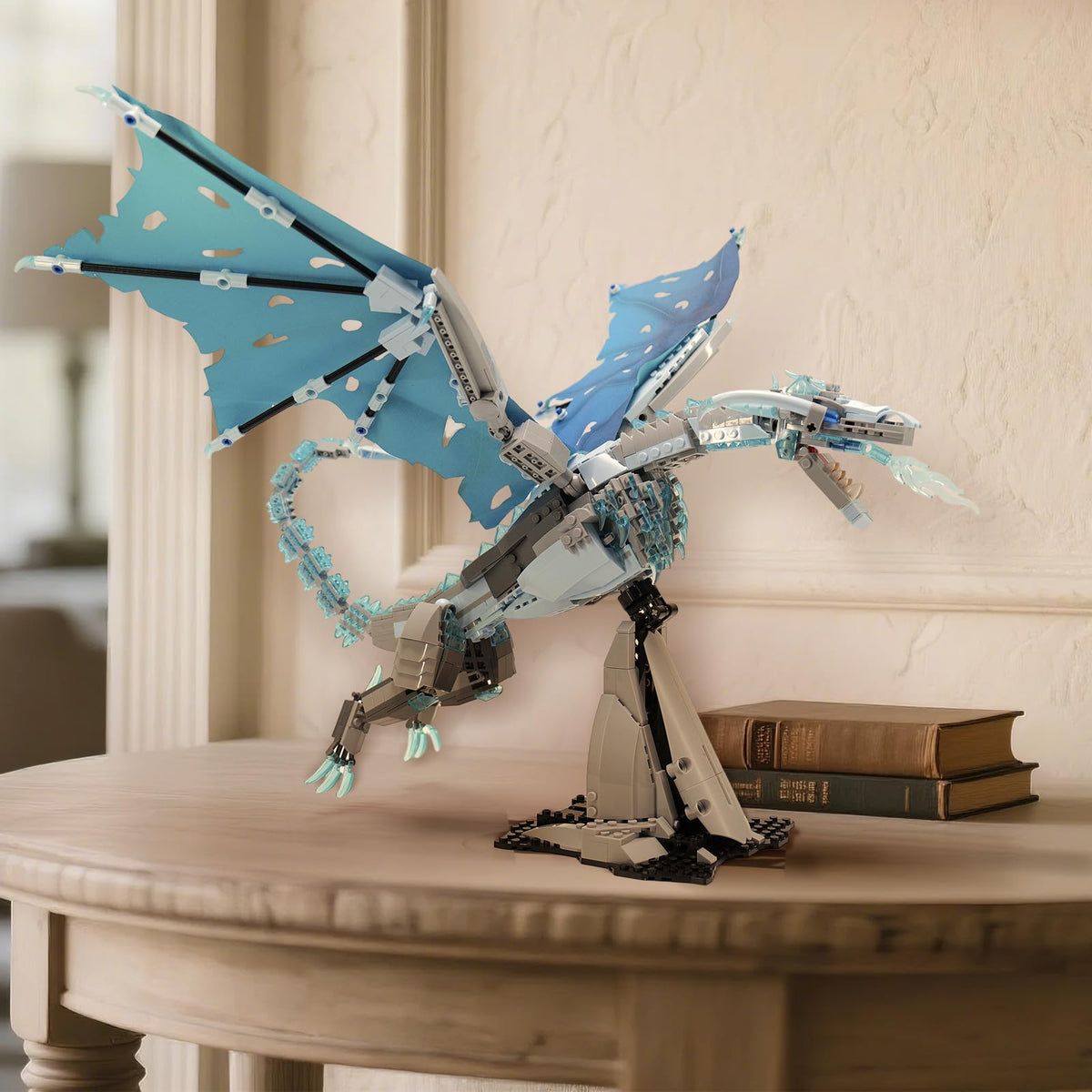 QFJ Ideas Ice Dragon Building Set – 1019 PCS for GOT Fans and Collectors