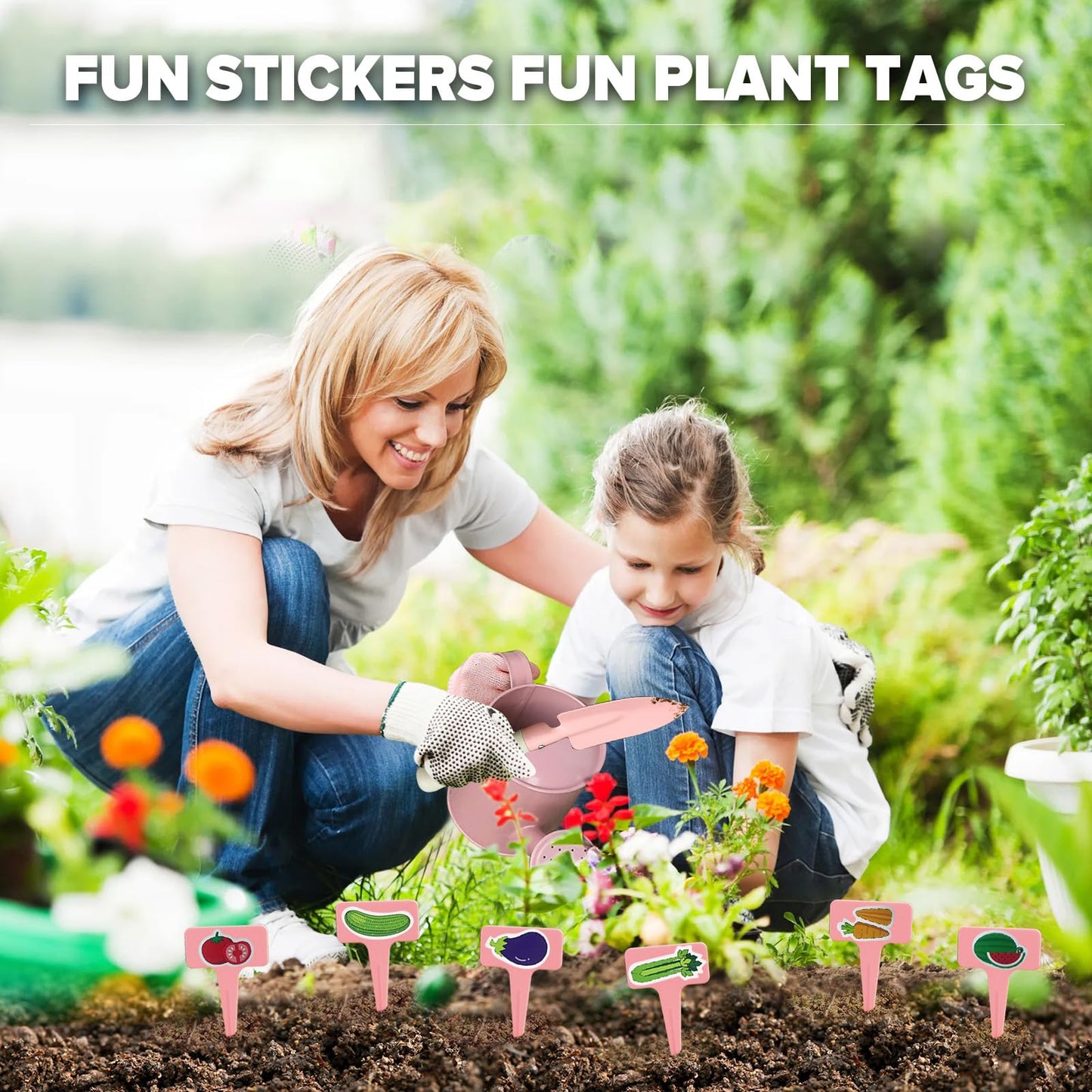 Qtioucp Kids Gardening Set 14Pcs – STEM Learning Outdoor Play