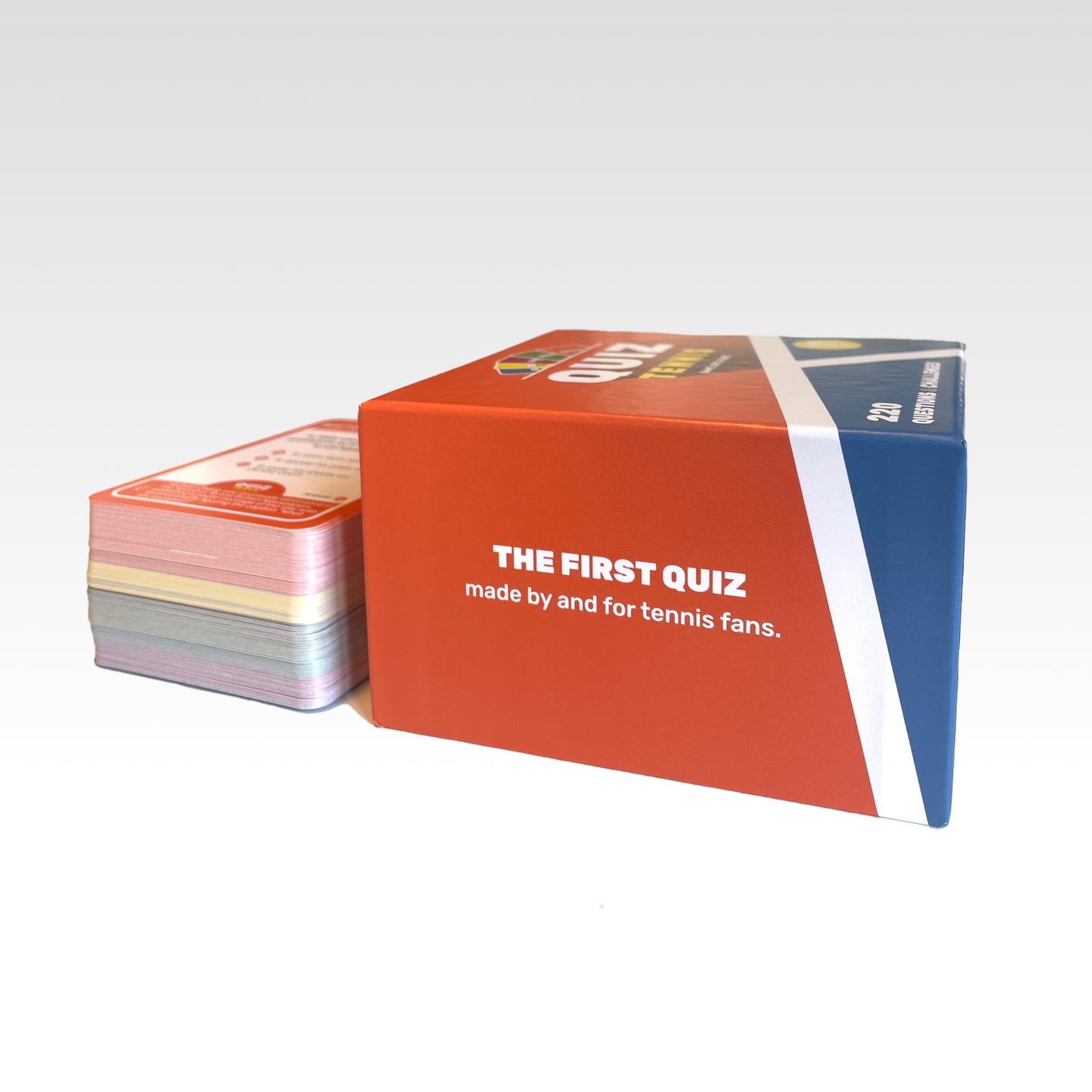 Quiz Tennis: Tennis Trivia Game with 220 Cards | Fun Gift for Fans, Players & Coaches