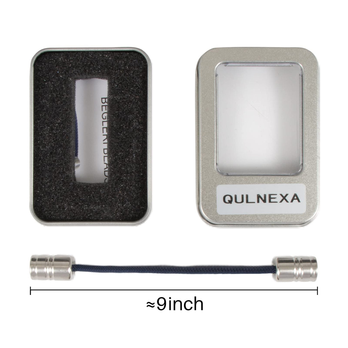 QULNEXA Begleri Beads: Stainless Steel Fidget Toy for Focus & Fun