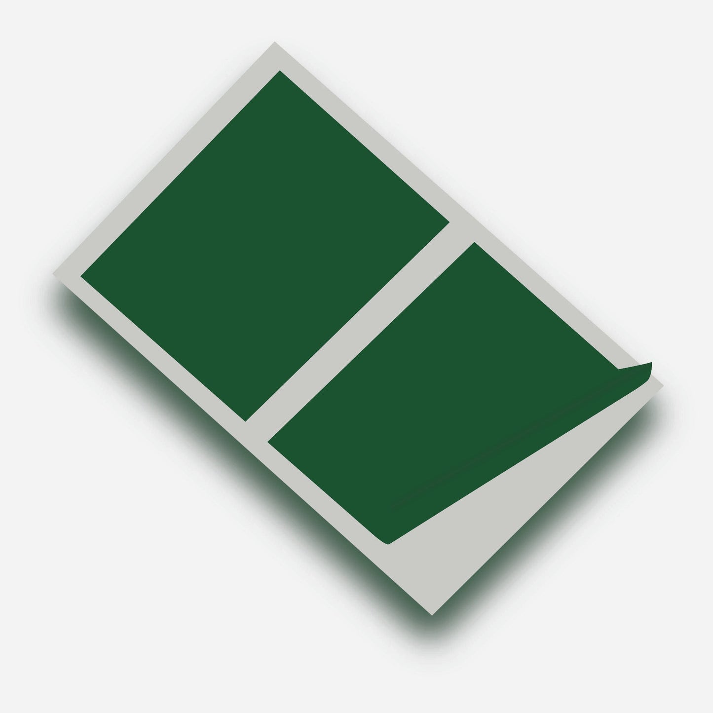 Racing Green Matte 10 x 8 inch SQ Vinyl Wall Tile Stickers Kitchen & Bathroom Transfers