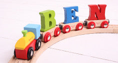 Wooden Rail Name Letter