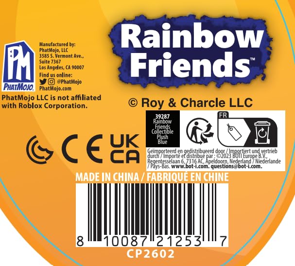 Rainbow Friends Blue Plush – Roblox Collectible Plush | Rainbow Friends