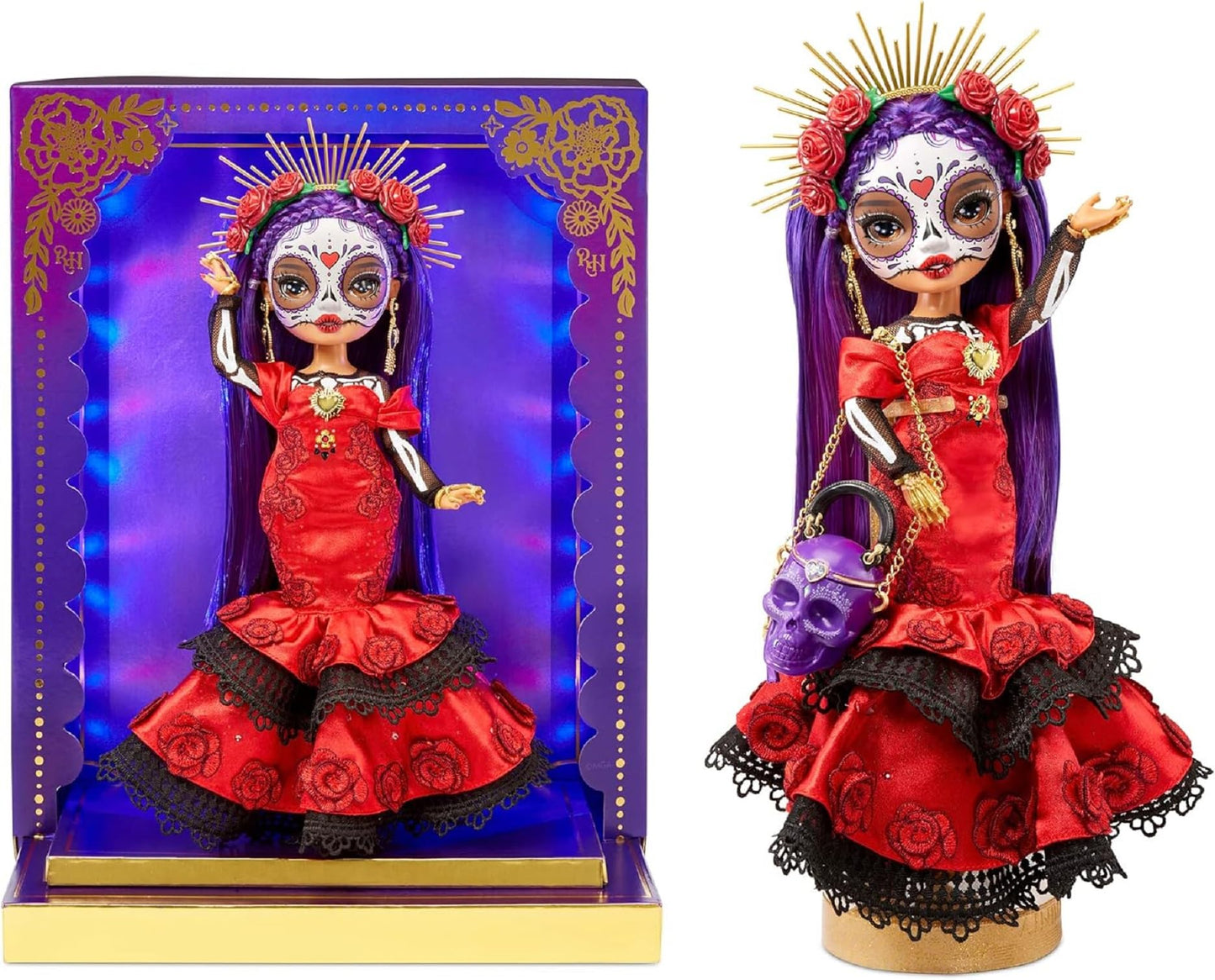 Rainbow High Maria Dia De Los Muertos Doll — Calavera Purse & LED Display
