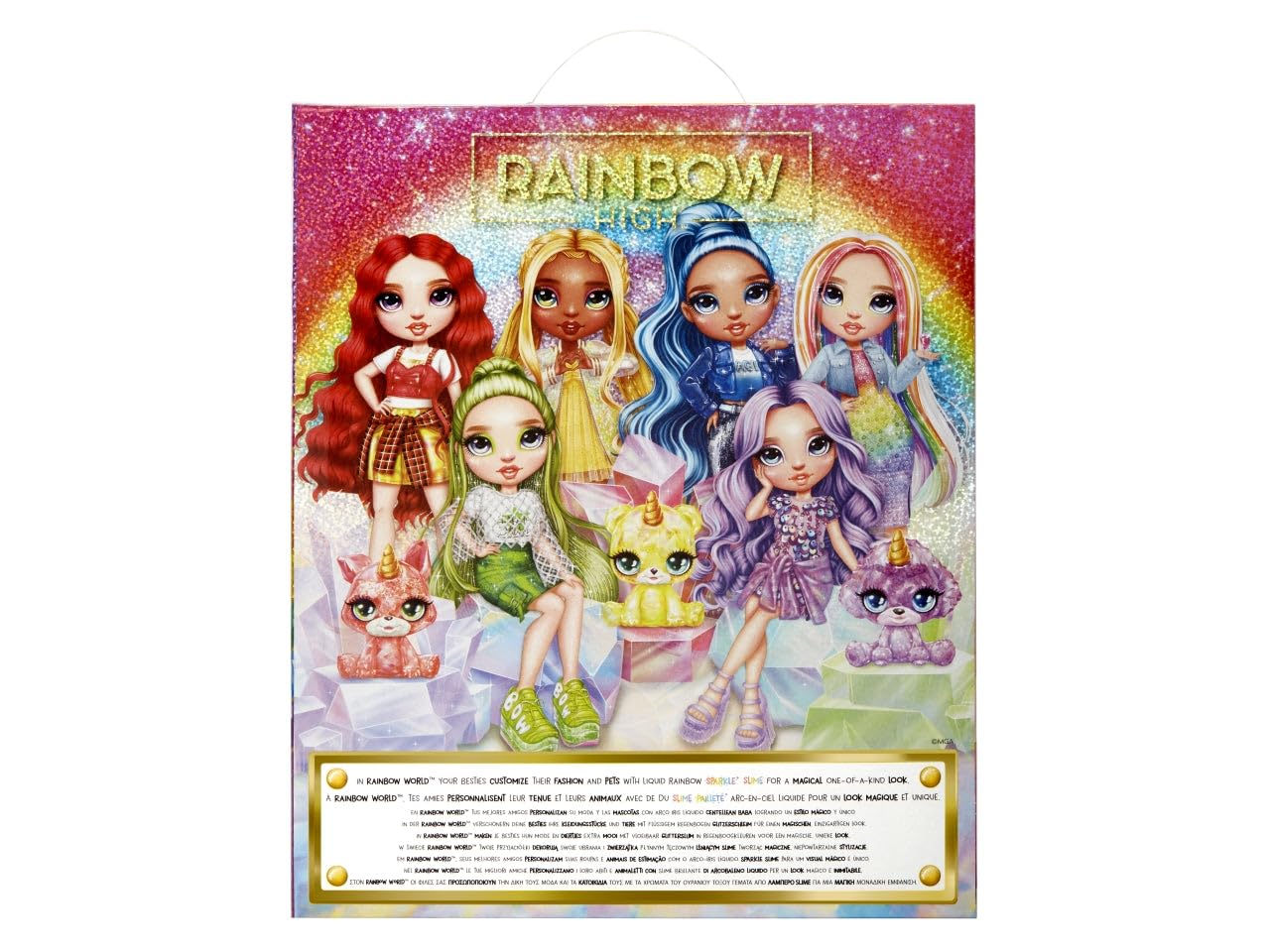 Rainbow High Violet – 28 cm Fashion Doll with Sparkle Slime, Magical Pet & Accessories