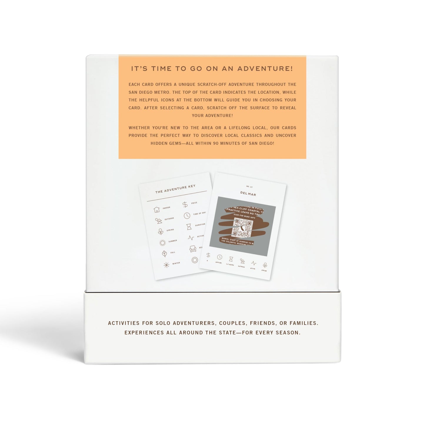 Reach International Outfitters San Diego Adventure Bucket List – 50 Scratch-Off Cards