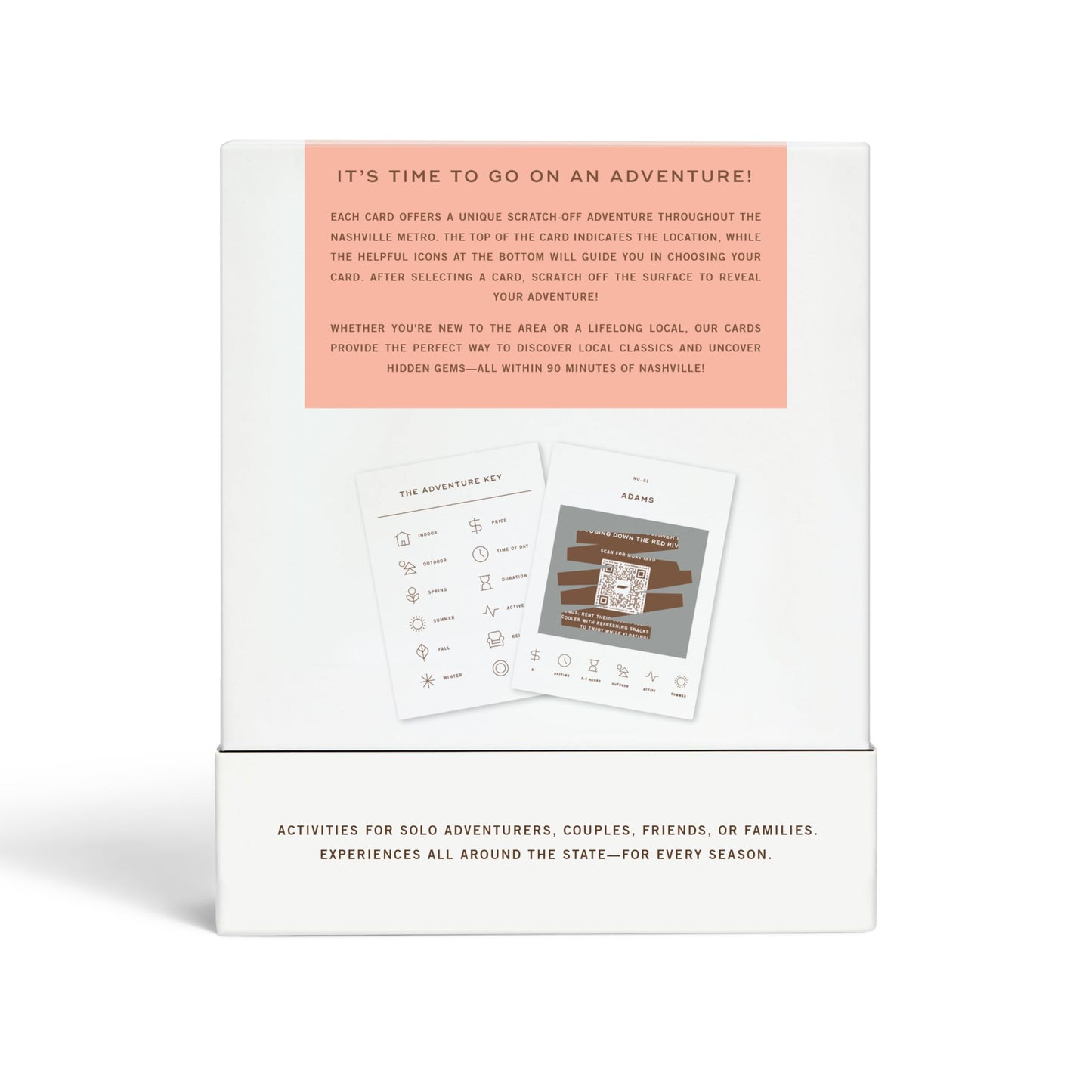 Nashville Adventure Bucket List – 50 Scratch-Off Cards | Reach International Outfitters