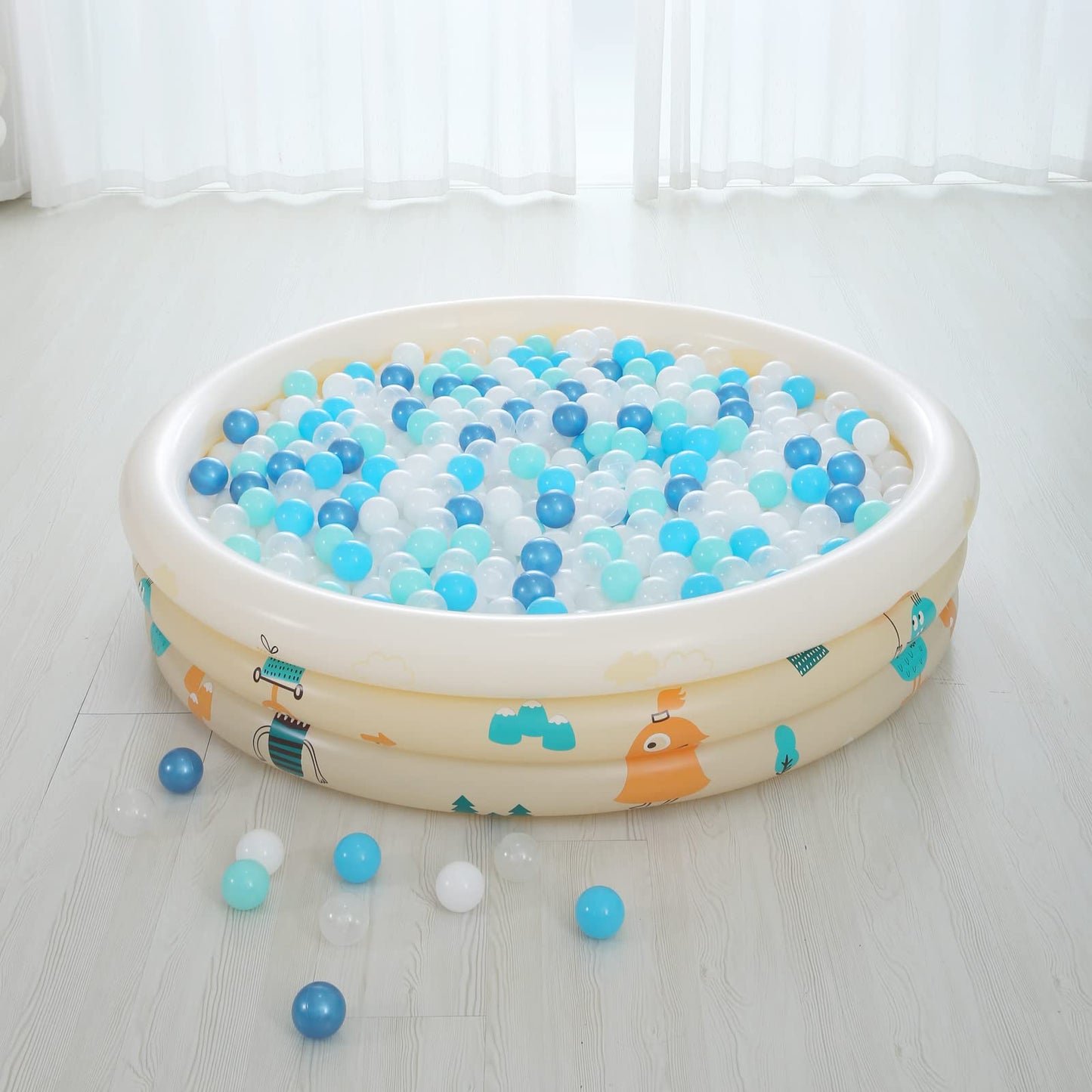 Realhaha Ball Pit Balls 200-Pack — Safe Play for Pits, Tents, Pools