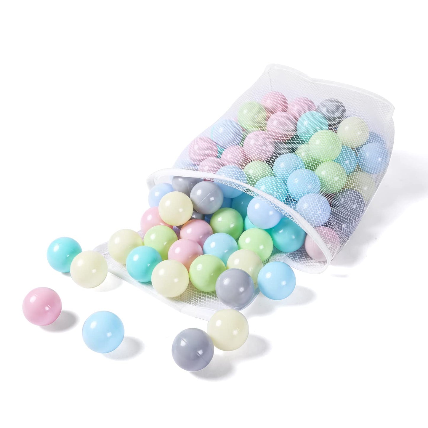 Realhaha Ball Pit Balls – 100 Safe Plastic Balls for Baby, Toddler, Play Tent & Pool