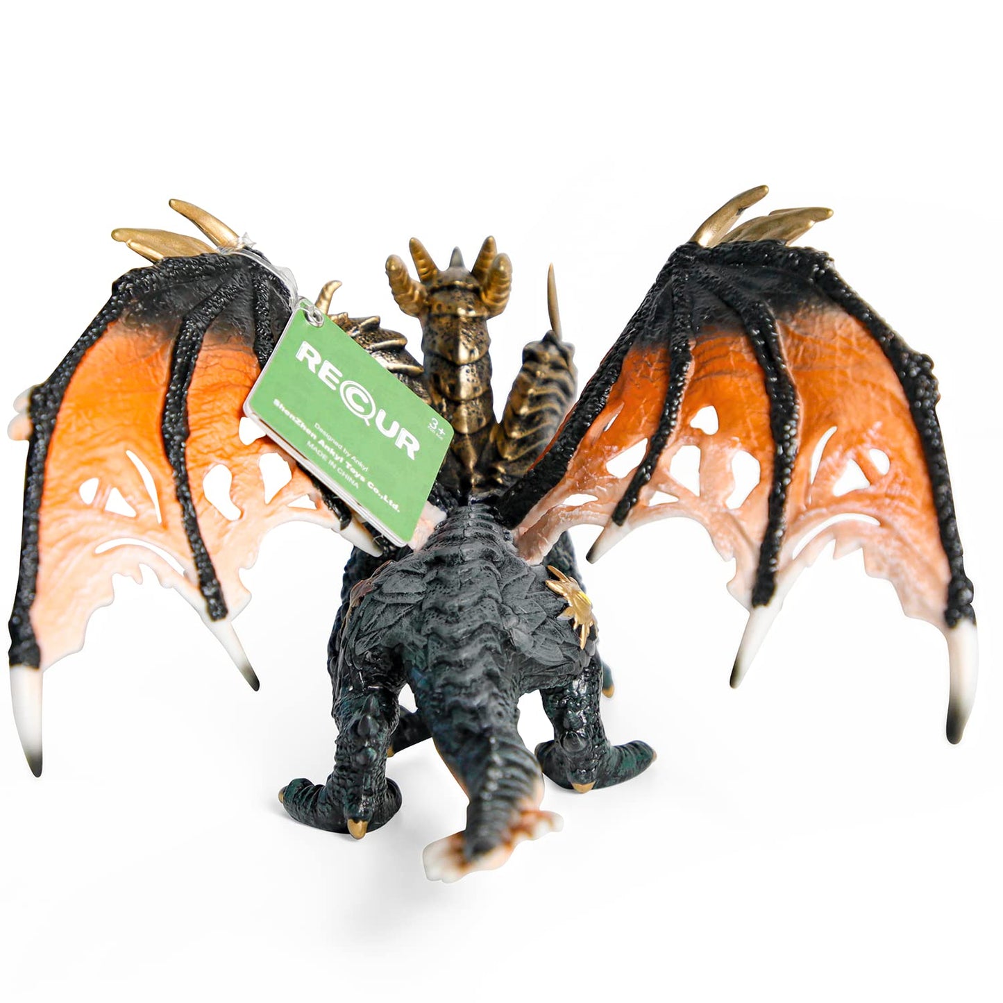 RECUR Devil Dragon Figurine - 9 Inch Dragon for RPG, Tabletop Display & Collectors