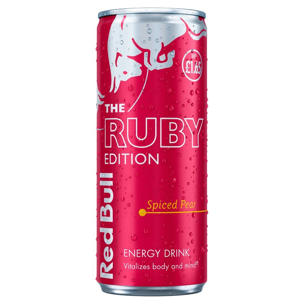 Red Bull Ruby Edition Spiced Pear Energy Drink 250ml (Case of 12)