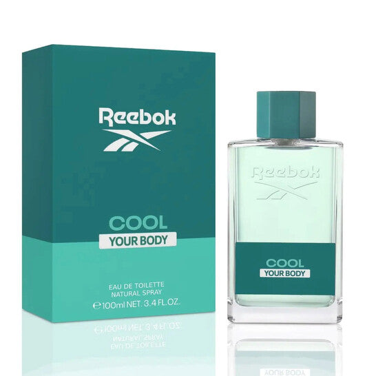 Reebok Cool Your Body Men Eau de Toilette 100ml Spray Men's Fragrance