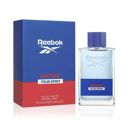 Reebok Move Your Spirit Men Eau de Toilette 100ml Spray Men's Fragrance