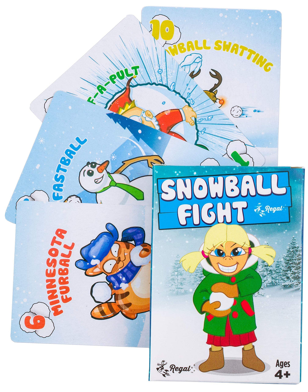Regal Games Card Games for Kids – Holiday-Themed Go Fish, Crazy 8s, Old Maid & More (6-Set)