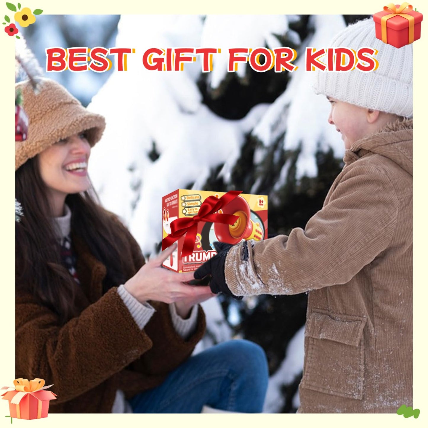 REGLORY Voice Changer for Kids – Portable Megaphone with 4 Voice Effects, 3+ yrs | Durable, Colorful Gift