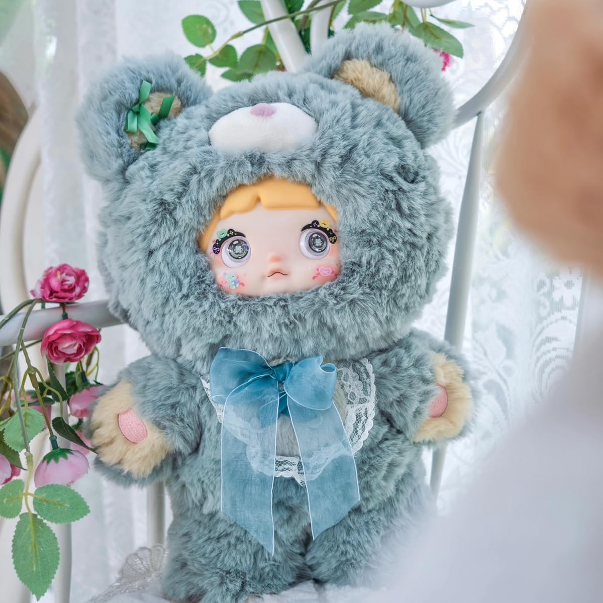REIVIVORA Nommi Good Night Bear 400% Series Plush Blind Box – 1 Random Collectible Figure (1 of 9 Styles)