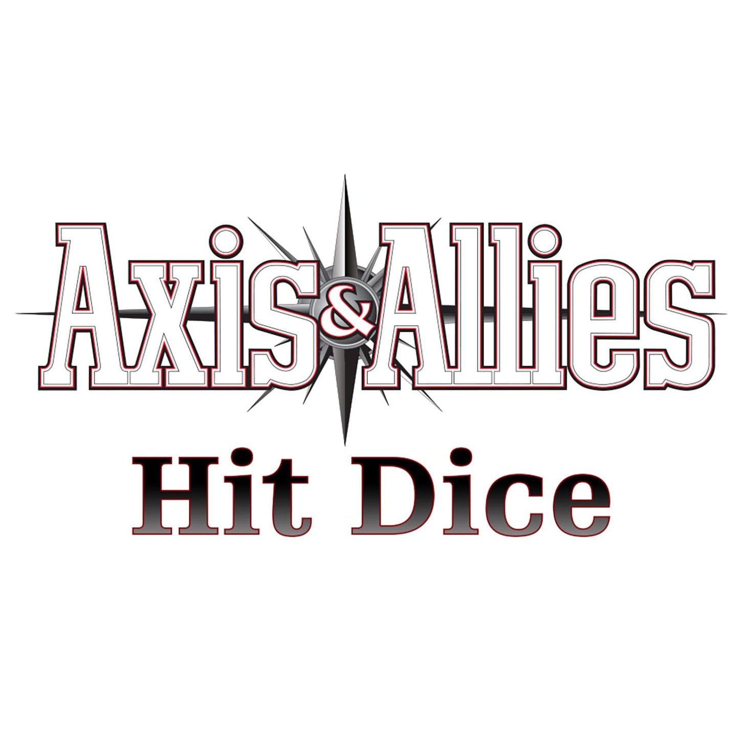 Renegade Game Studios Axis & Allies Hit Dice — 72 Dice in 4 Styles (16mm) + Military Duffel Bag