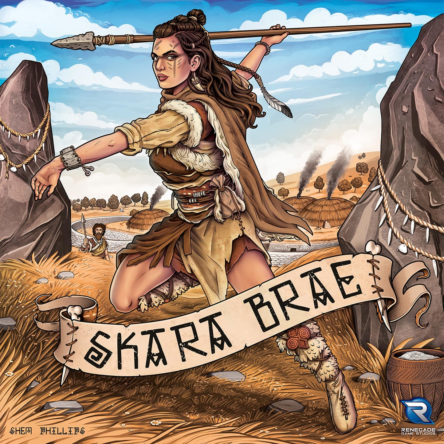 Skara Brae - Resource Management Board Game by Renegade Game Studios | 1-4 Players, 60 Min, Ages 13+