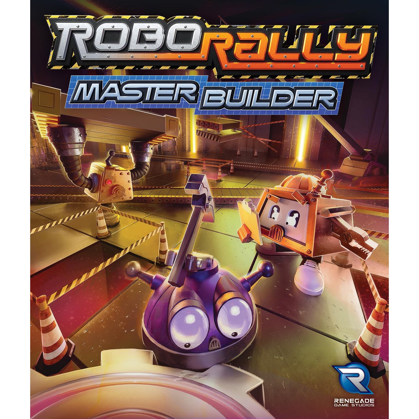 Renegade Game Studios: Robo Rally Master Builder Expansion – 6x6 Grids & Factory Floor Tokens