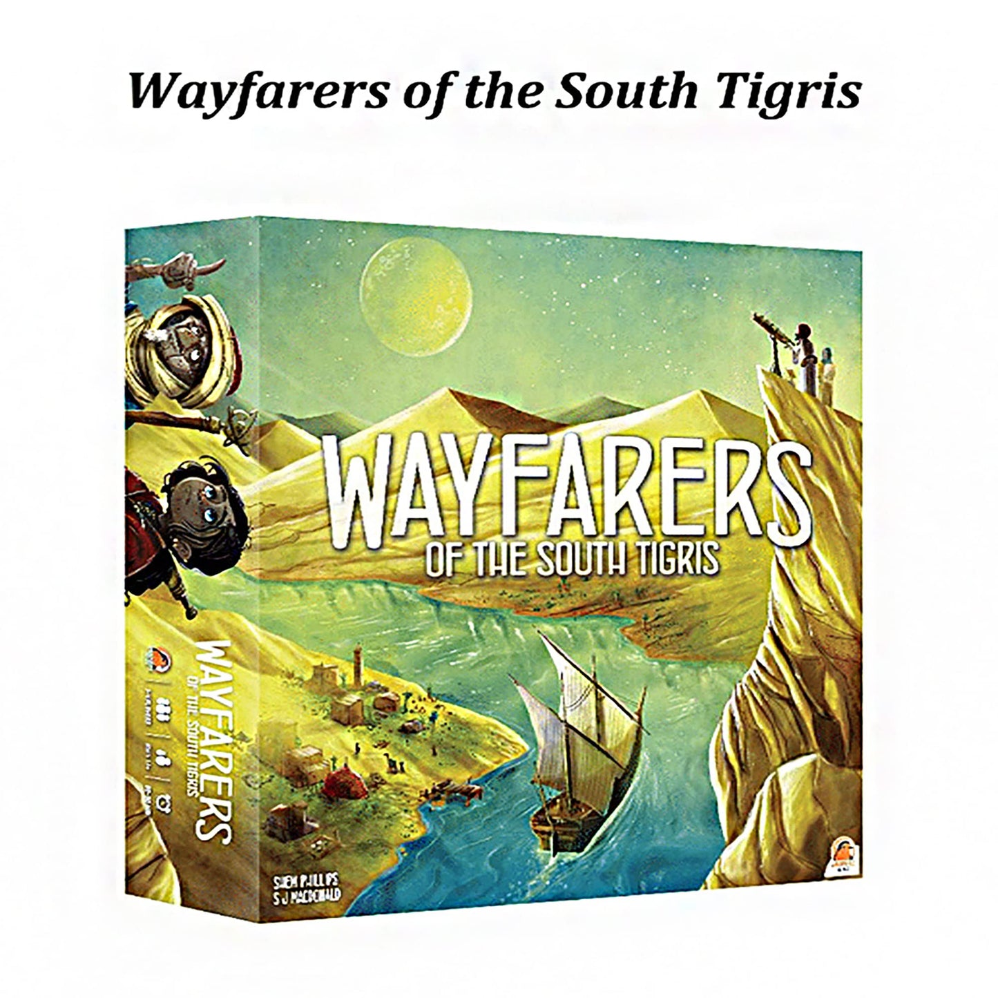 Renegade Games Wayfarers of the South Tigris - Dice Placement Strategy Board Game | Garphill Release, 1-4 Players, 60-90 Min