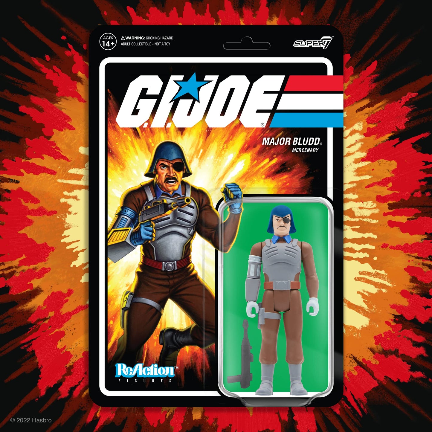 Super7 G.I. Joe Major Bludd 3.75-inch ReAction Figure