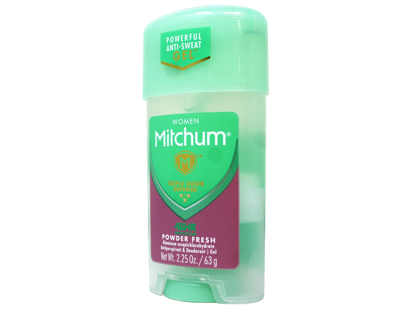 REVLON Mitchum Gel Anti-Perspirant Deodorant – Powder Fresh, 5 Pack | Triple Odor Defense & 48-Hour Protection