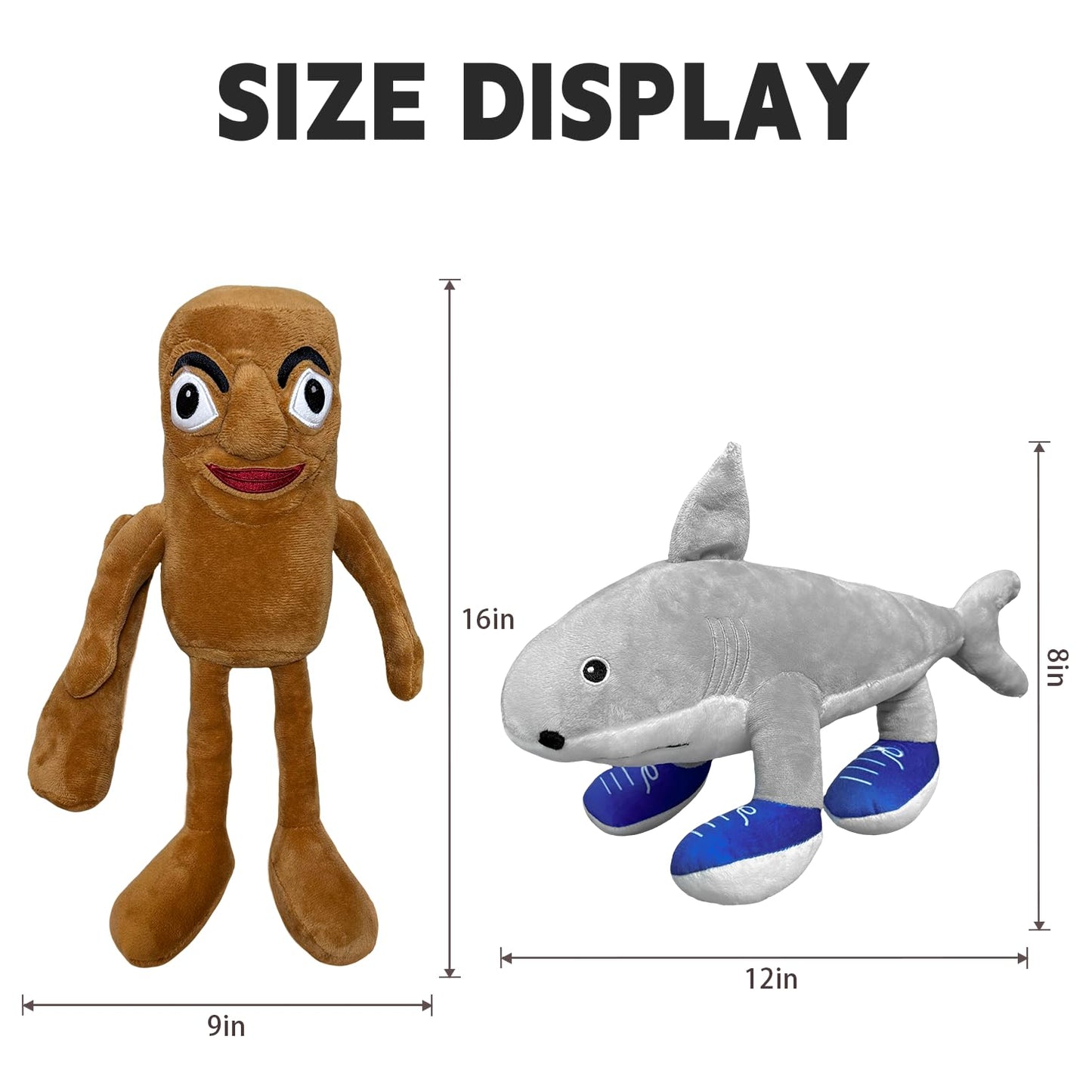 RHMKTC Italian Brainrot Plush – 14-Inch Tung Tung Sahur Meme Doll