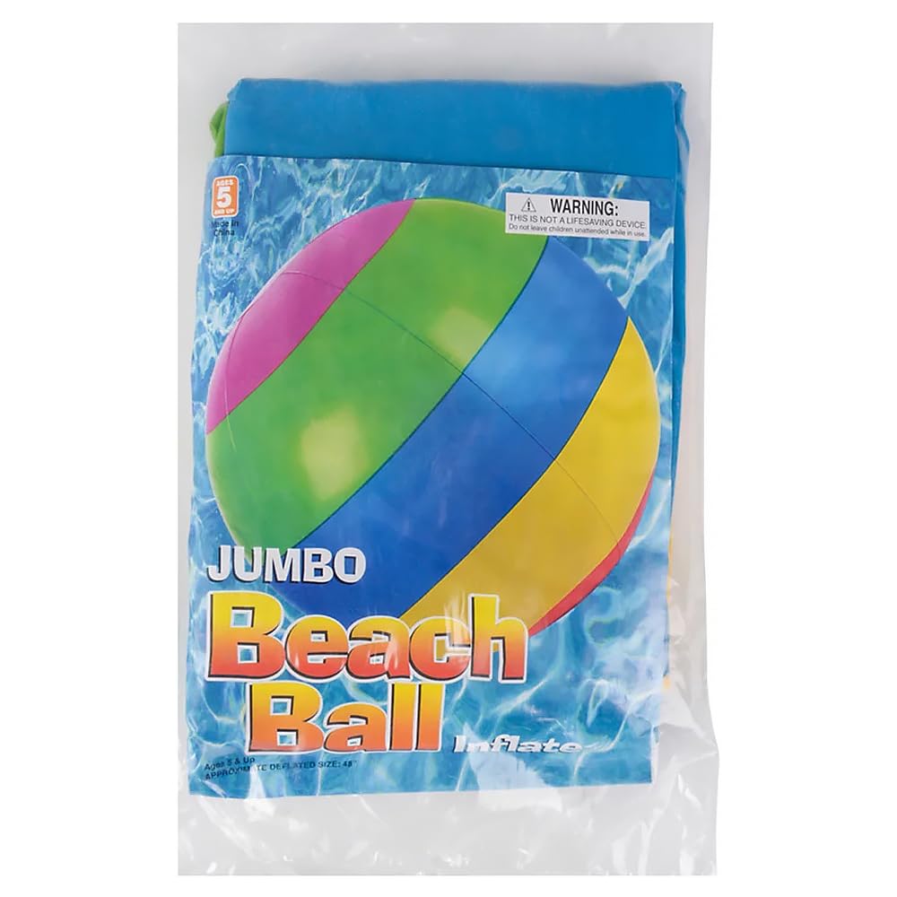 Rhode Island Novelty 48-Inch Beach Ball | Giant Outdoor Ball for Beach, Pool & Parties