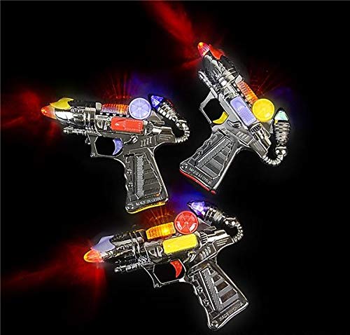 Rhode Island Novelty 7-Inch Light Blaster Gun – LED Party Toy for Kids and Adults