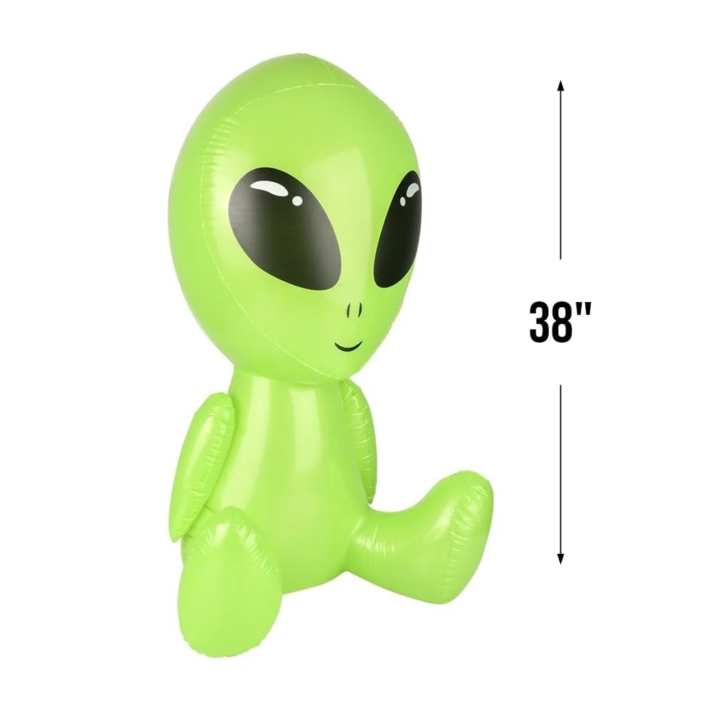 Rhode Island Novelty 38\" Galactic Alien Inflatable – 1 Piece