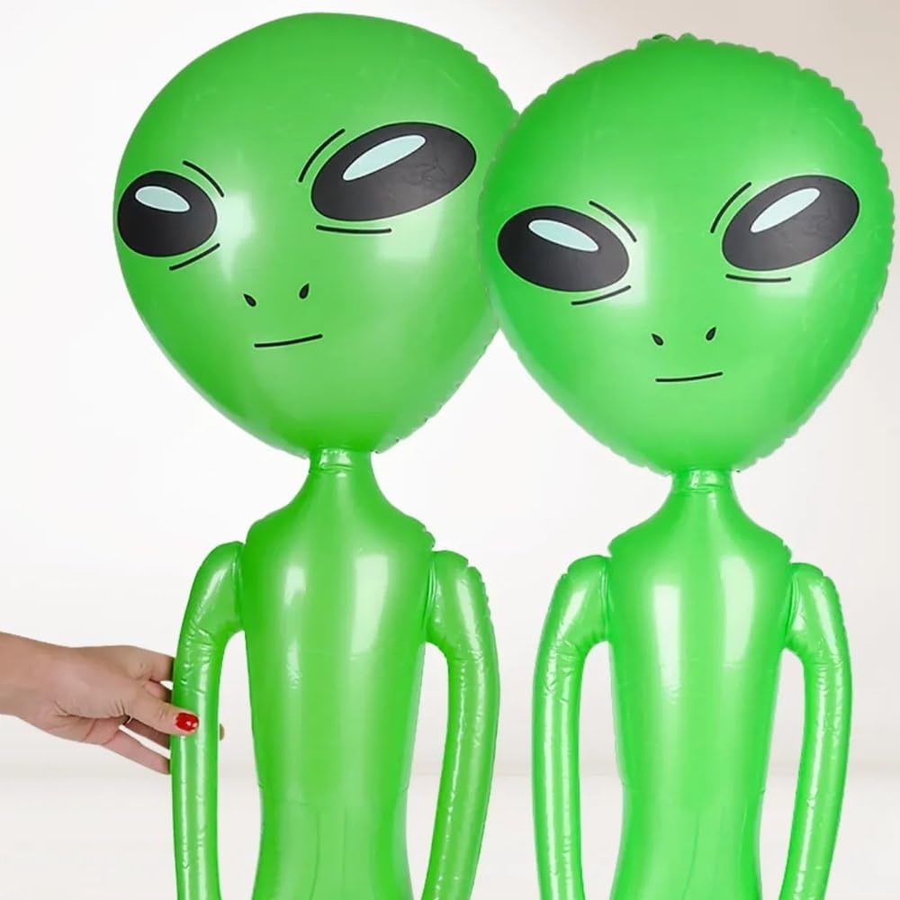 Rhode Island Novelty 36-Inch Green Alien Inflatable | Fun Pool & Party Decor