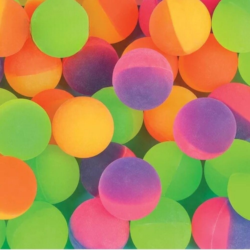 Rhode Island Novelty 1.5-Inch ICY Hi-Bounce Balls – 12 Pack