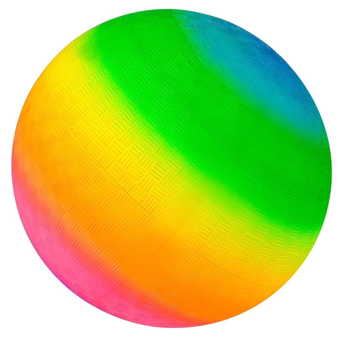 Rhode Island Novelty 16-Inch Rainbow Playground Ball – Durable Indoor & Outdoor Fun
