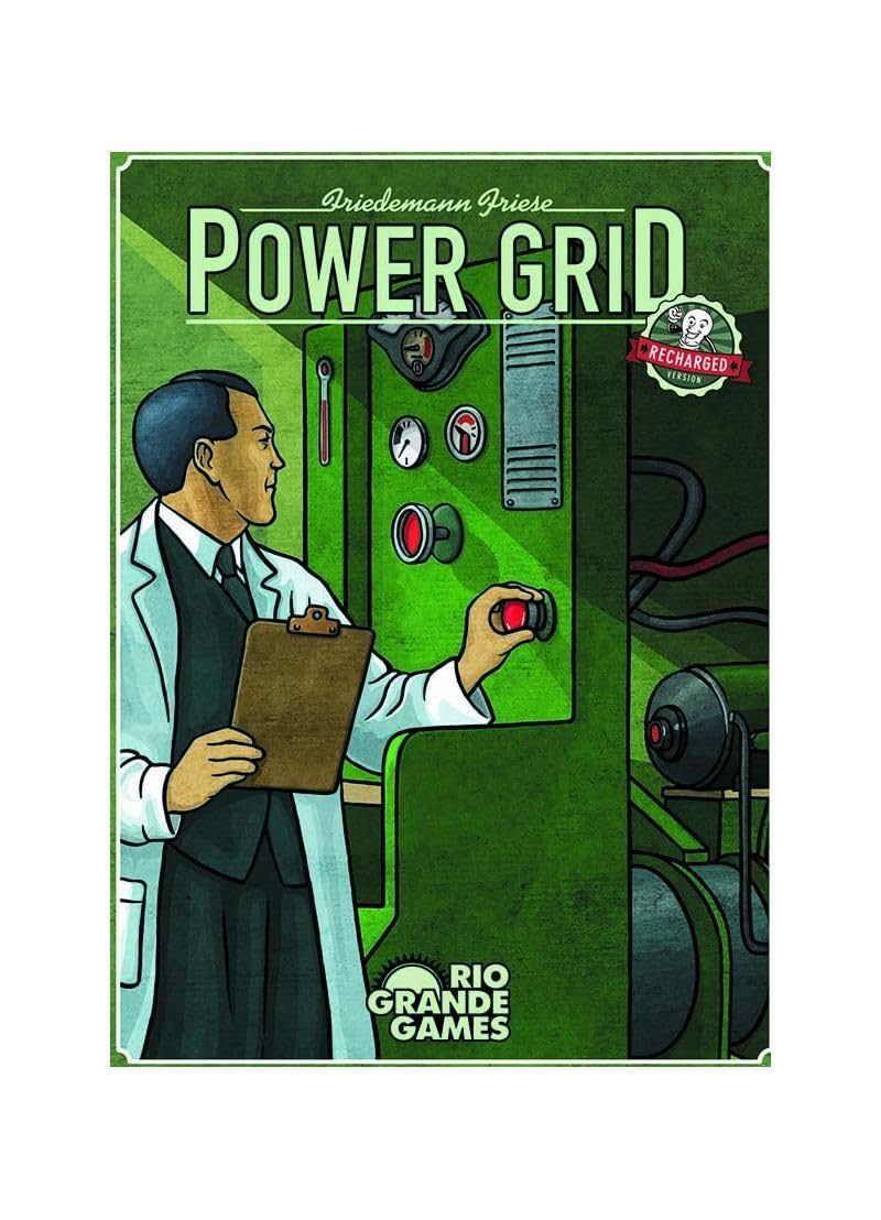 Power Grid Recharged - Rio Grande Games | Strategy Board Game for 2-6 Players
