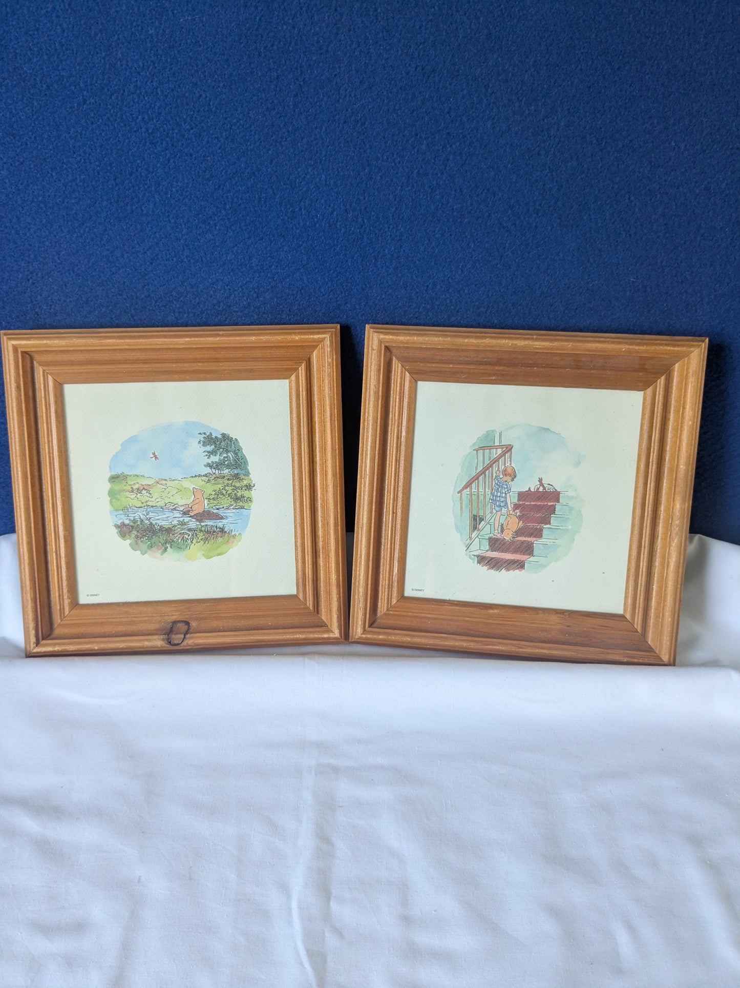 Disney Winnie the Pooh Framed Prints (Pair)