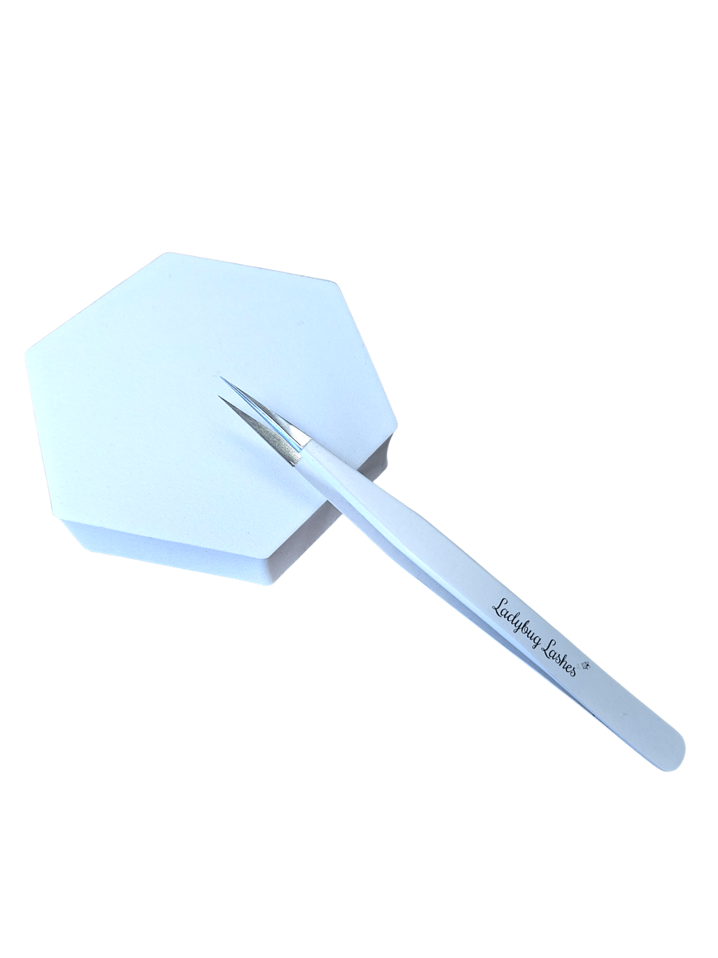 Straight Tip Isolation Tweezers Non Fibre Grip