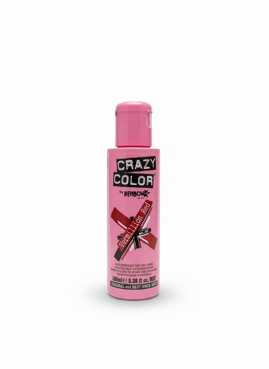 Crazy Color Semi Permanent Hair Color Cream – Vibrant, Expressive Colour for Bold Hair Enthusiasts 100ml