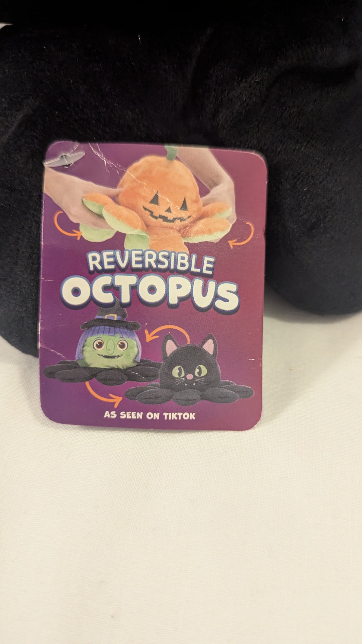 2 in 1 Reversible Octopus Sensory Plush Vampire/Bat