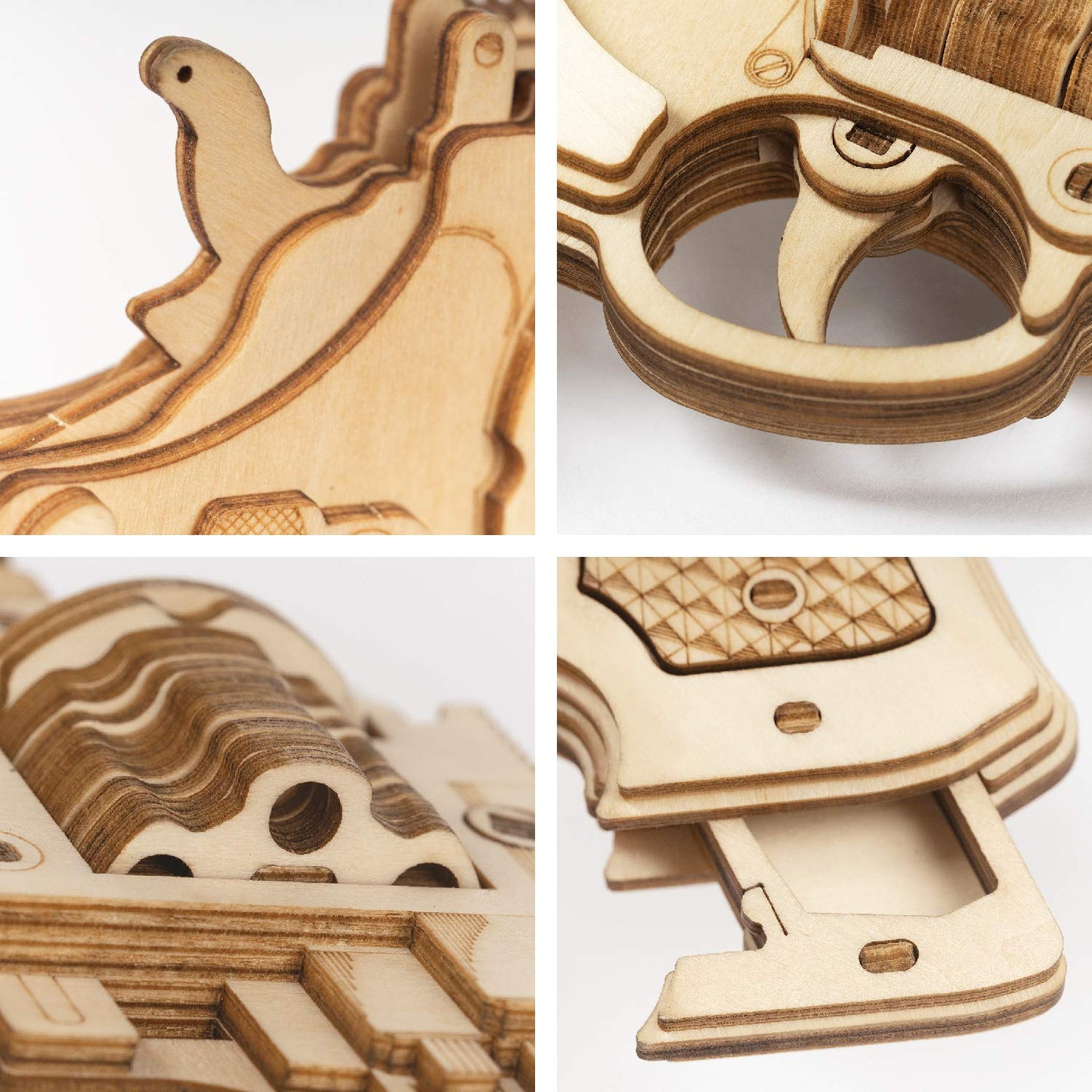 ROKR 3D Wooden Puzzle: Rubber Band Gun Model Craft Kit – Unique Gift