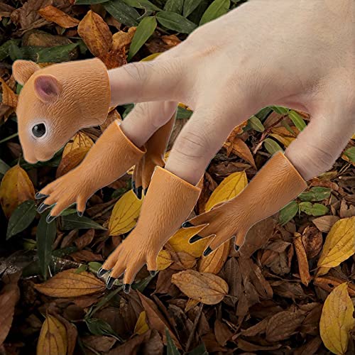 RONIAVL Squirrel Finger Puppet – Soft Odorless Toy for Storytelling & Play